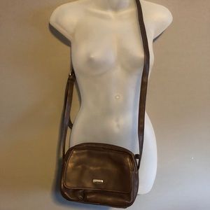 Rossetti brown crossbody bag with multiple pouches